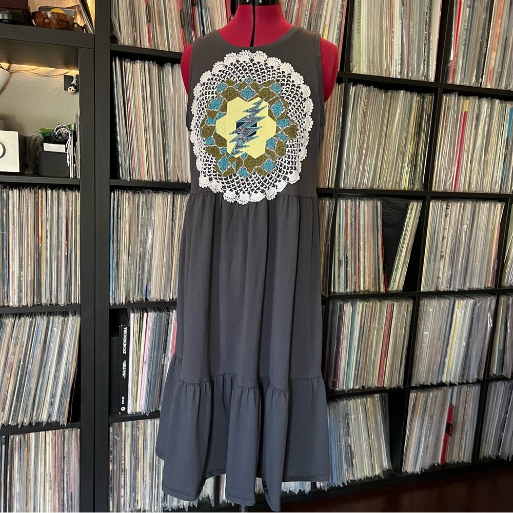 Grateful Mandala Quilt Block Patchwork Stealie Bo… - image 3